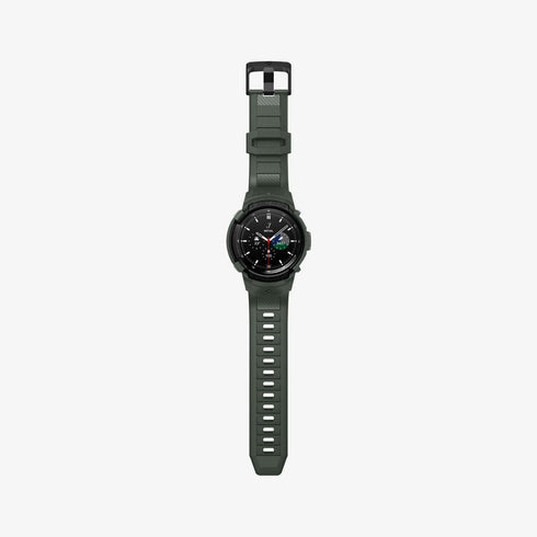 ACS06488 - Galaxy Watch 6 Classic (47mm) Case Rugged Armor Pro in black showing the front